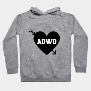 Anti-Valentines Day ADWD Design (White) Hoodie